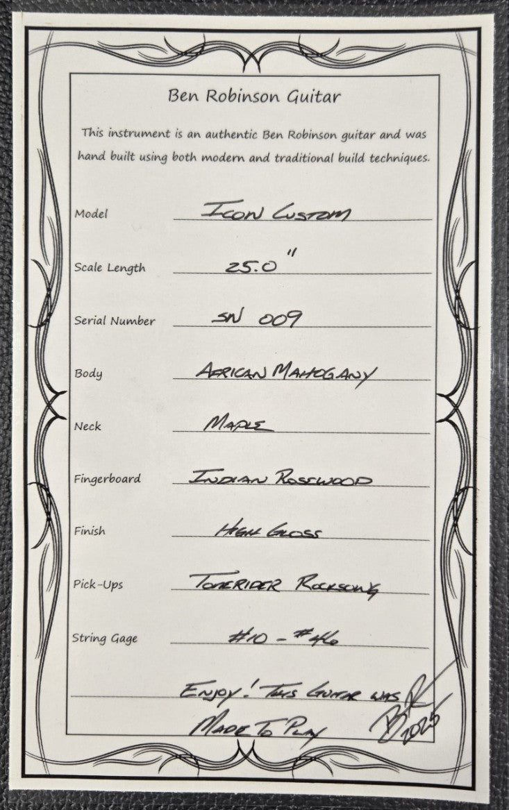 BR Guitars - ICON Custom