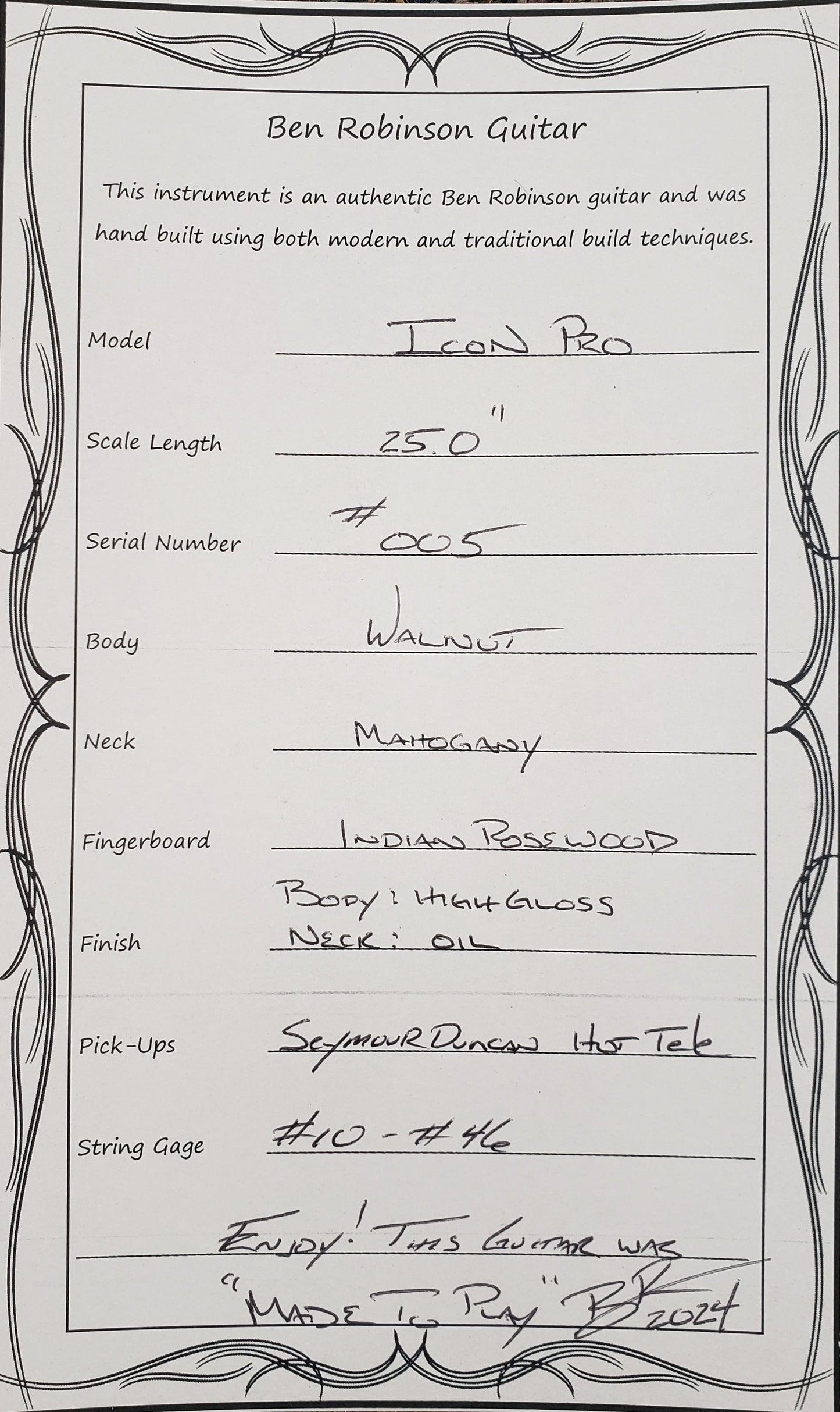BR Guitar - ICON Professional